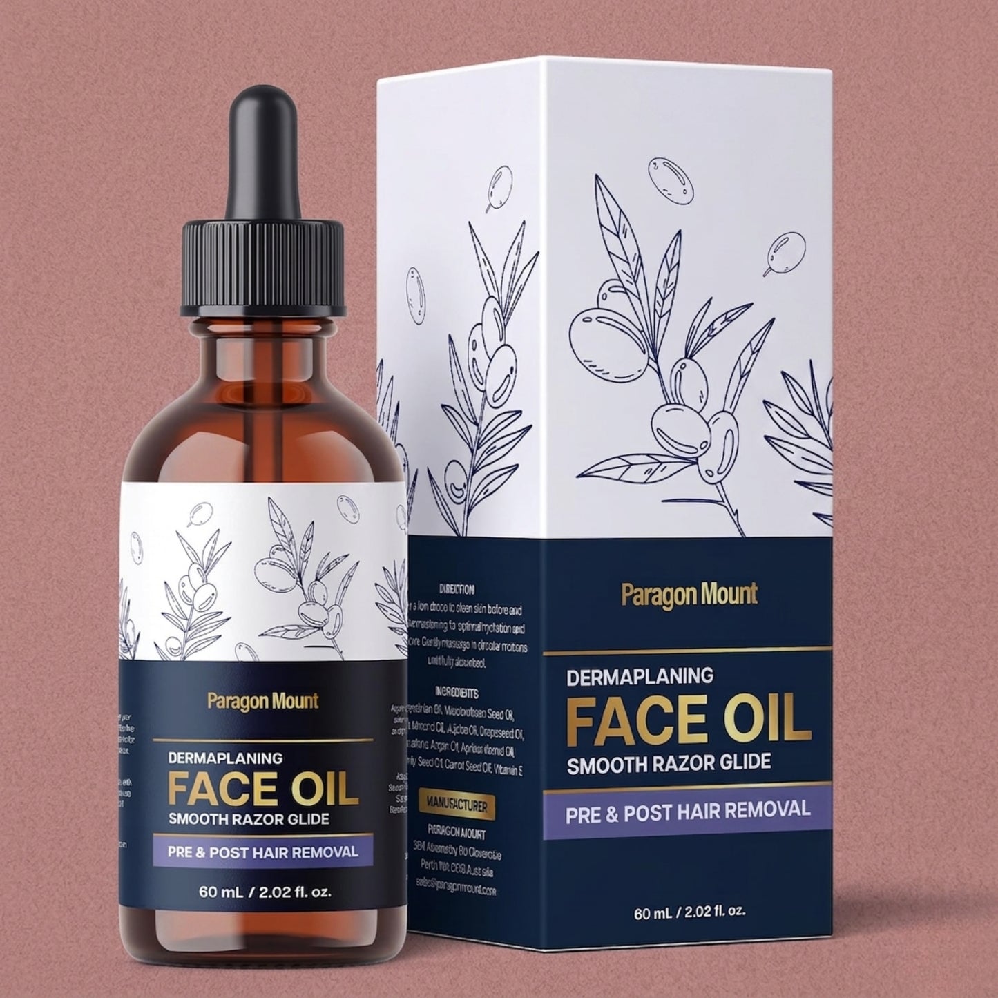Paragon Mount Dermaplaning face Oil 2oz